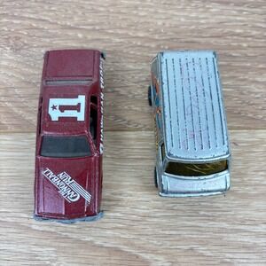 Vintage Ertl Cannonball Run Hawaiian Tropic Chevy & Corgi Superman Van Lot